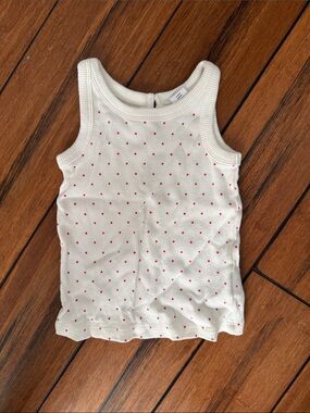Baby gap White Tank Top with red star Pattern - Kids